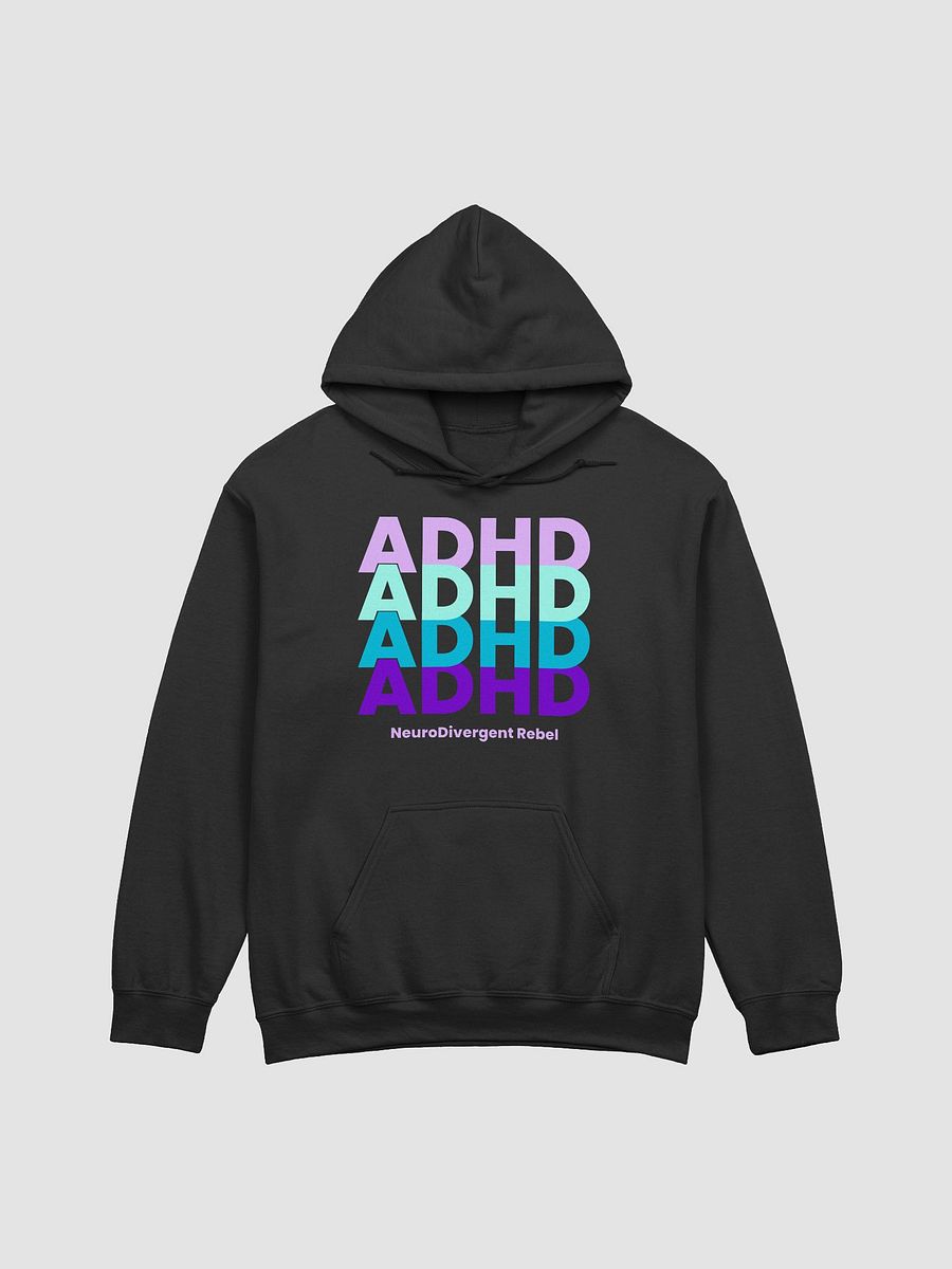 ADHD x4 (Lavender, Teal, Purple and Turquoise Words) Classic Unisex Hoodie product image (4)