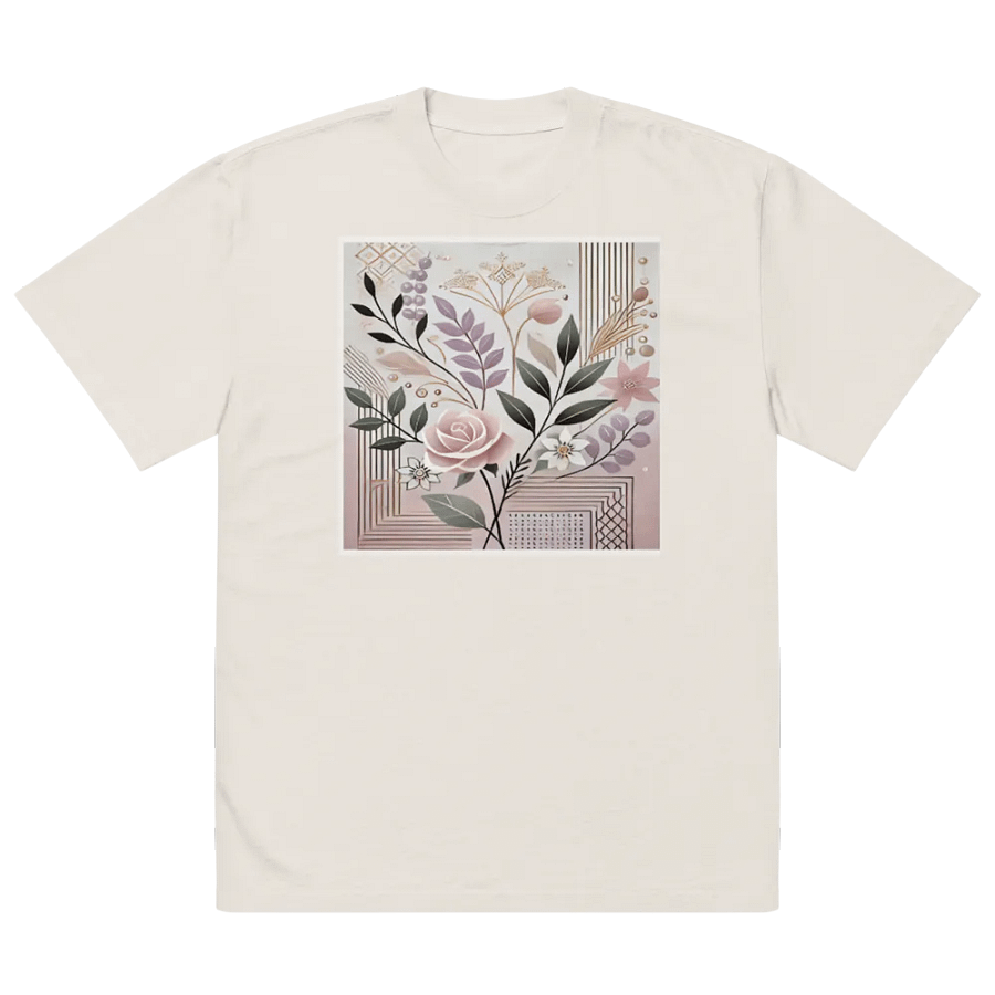 Floral Fusion Oversized Tee product image (2)