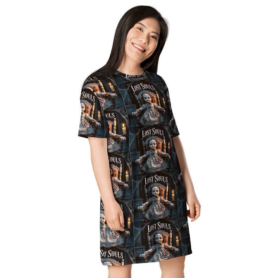 Midnight Veil Designs Gothic Fantasy 'Lost Souls' All-Over Print T-Shirt Dress product image (4)