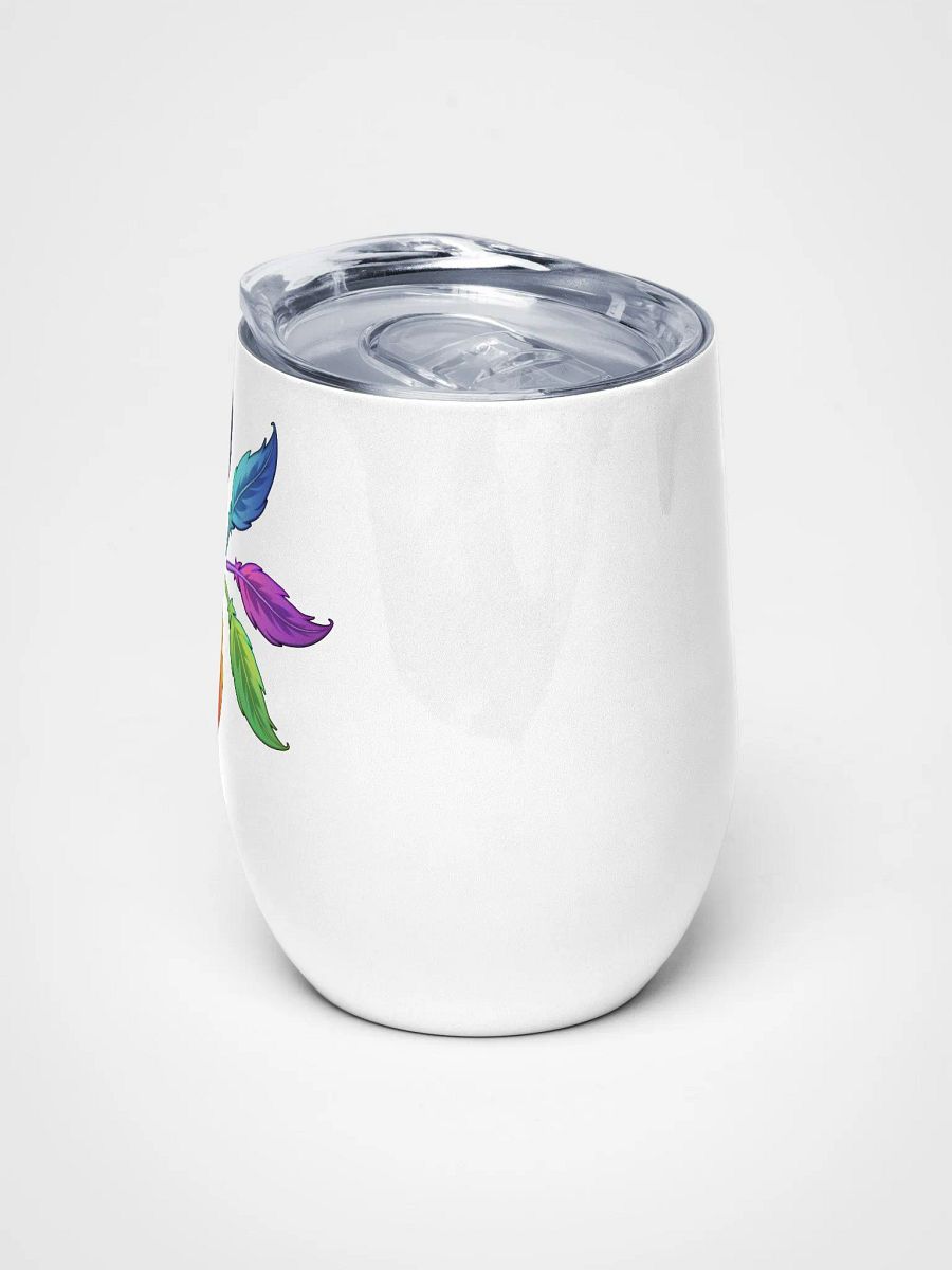 Circle of Feathers Wine Tumbler product image (5)