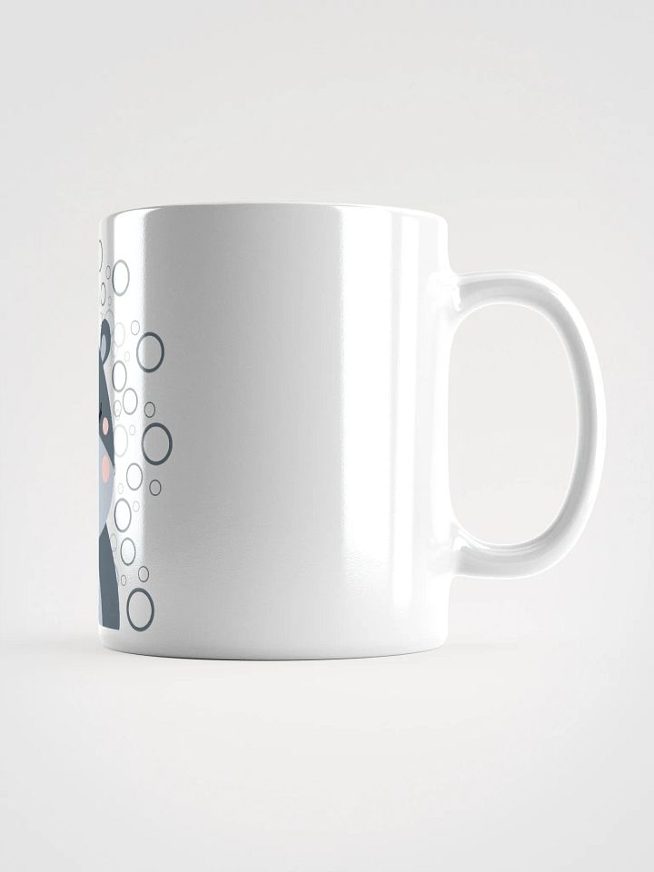 Blush Hippo White Glossy Mug product image (2)