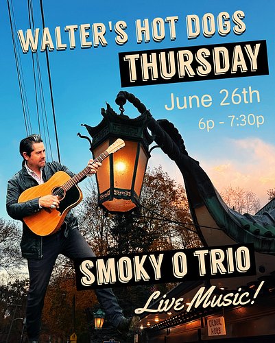 This Thursday join us at Walter's Hot Dogs in Mamaroneck! Smoky O Trio plays a sizzlin' 1.5 hour set!
Serving delicious hot d...