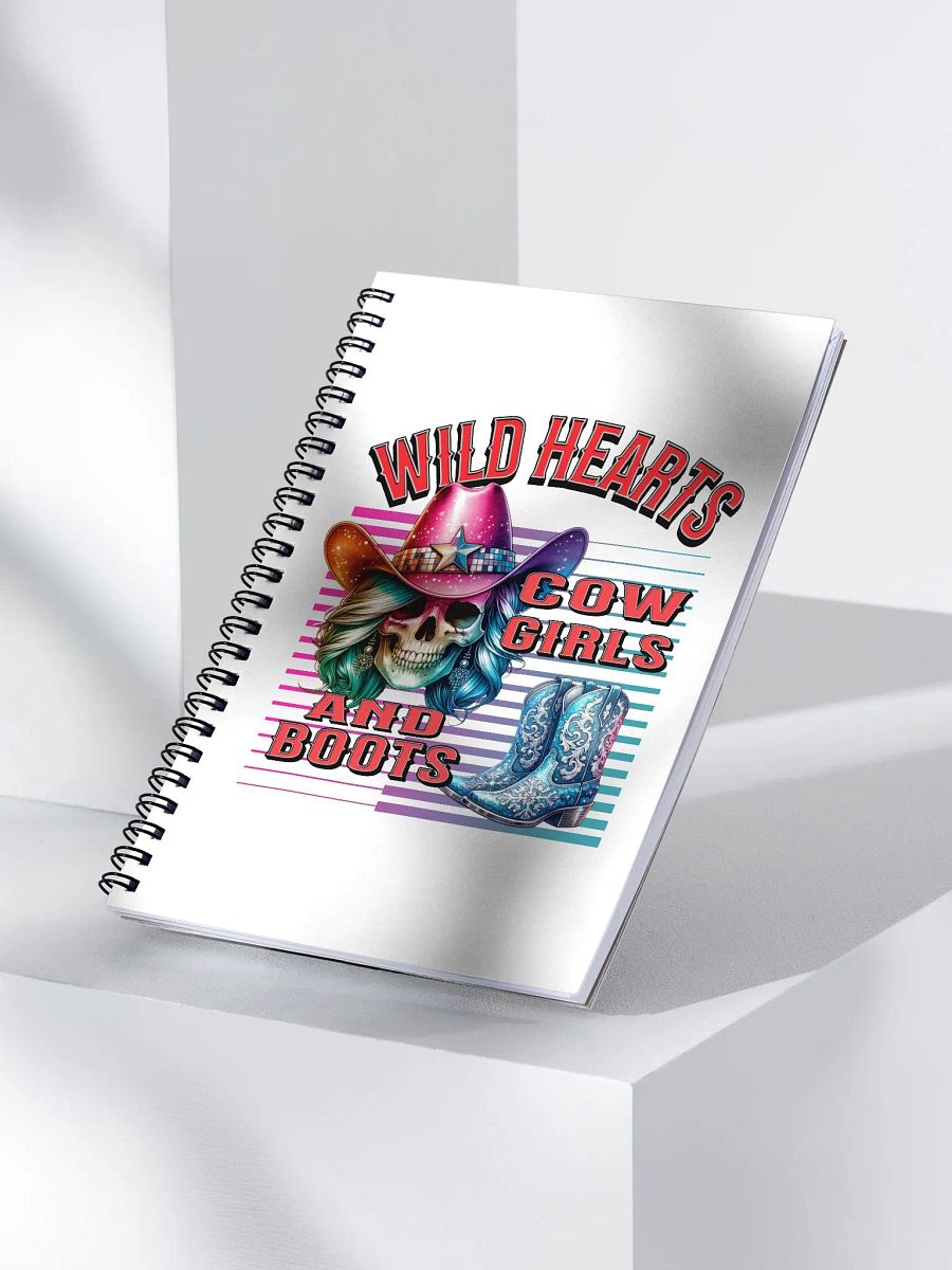 Wild Hearts Cowgirls And Boots Notebook product image (2)