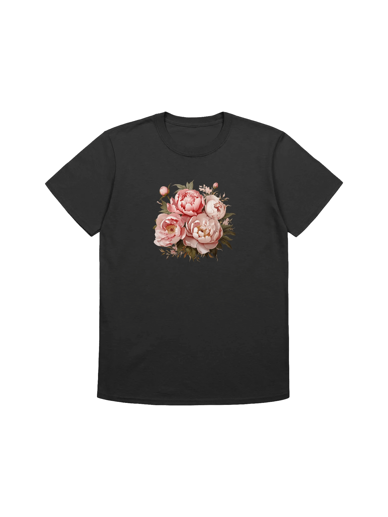 Pink Peonies For Valentine’s Day Unisex T-Shirt product image (1)