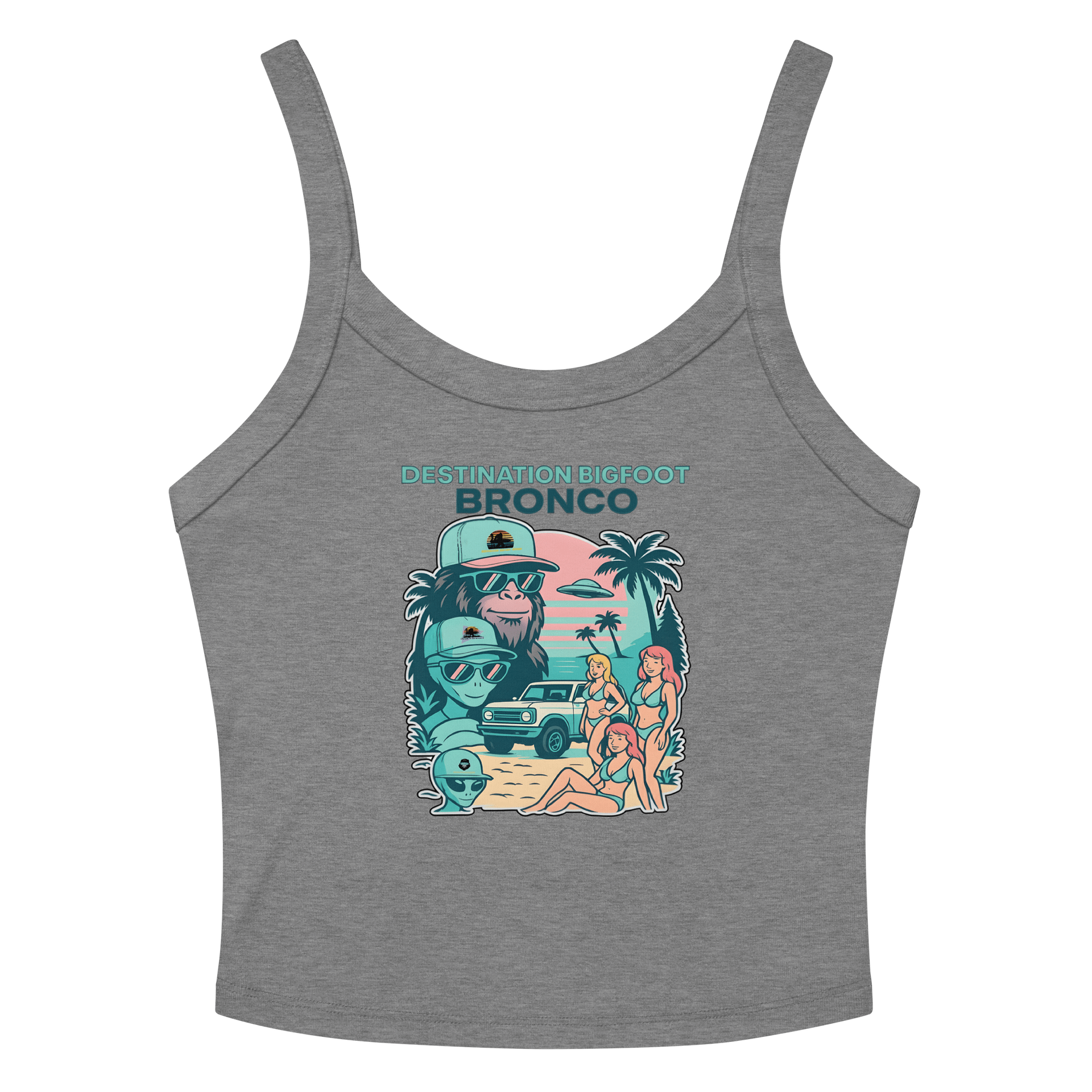 Destination Bigfoot Bronco Legends Of Sunset Best Friend's Women's Sunset Tank (Multiple Colors) product image (11)