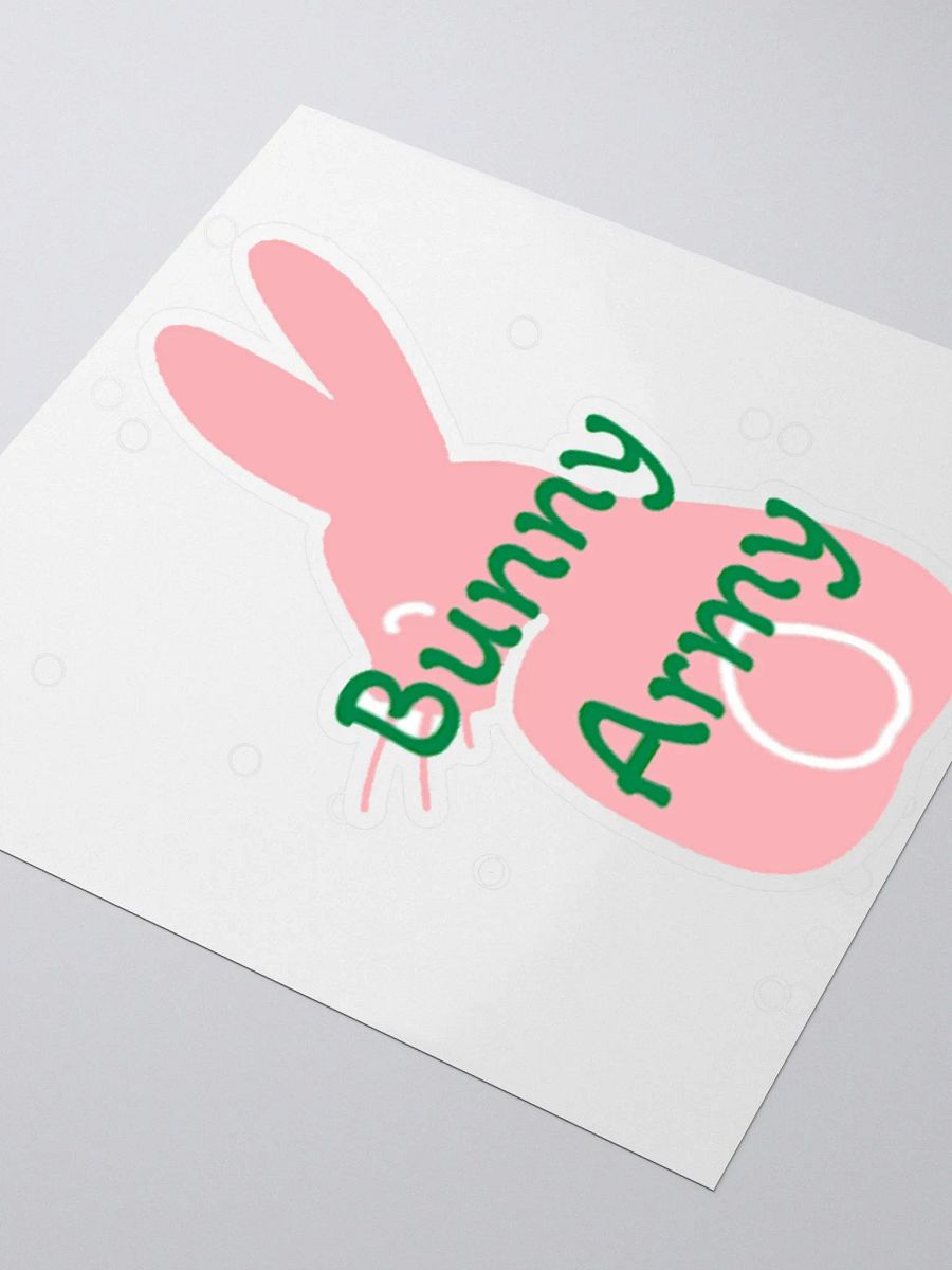 Bunny Army Sticker product image (3)