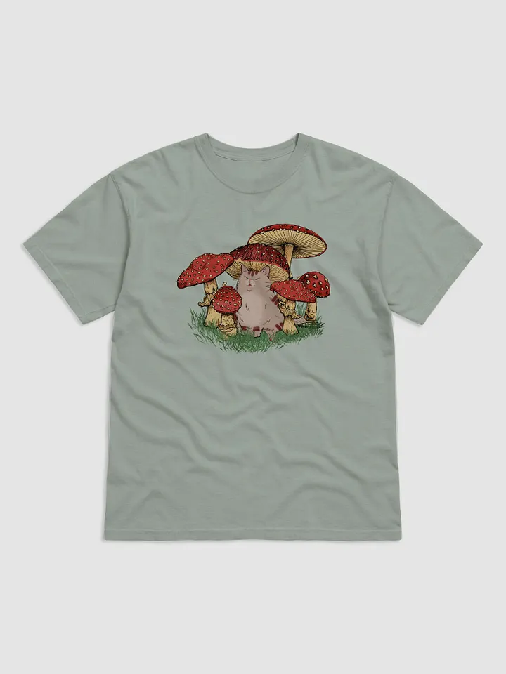 Goblincore Shirt of a Cat Hiding Among Mushrooms | Cottagecore, Fairycore, and Aesthetic Shirts for Cat Lovers product image (2)