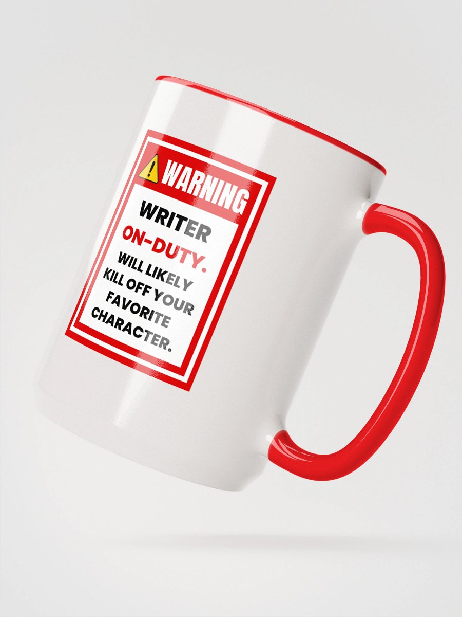 Writer On-Duty Warning Ceramic Mug product image (3)