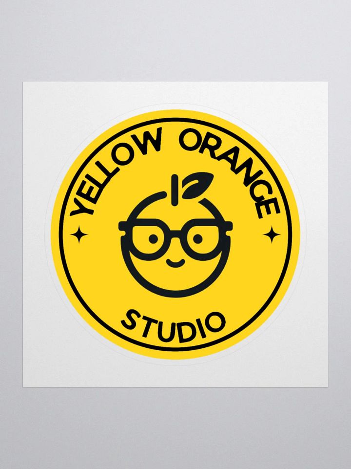 Yellow Orange Stickers product image (3)