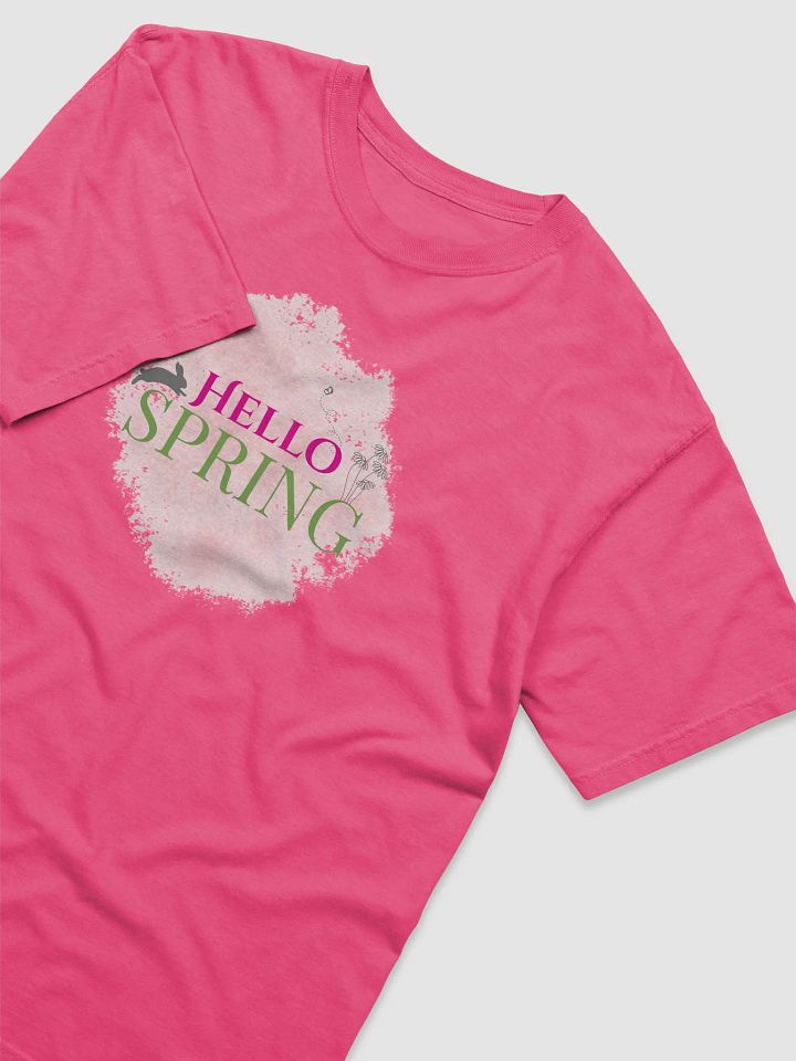 Hello Spring Rabbit T-Shirt product image (2)