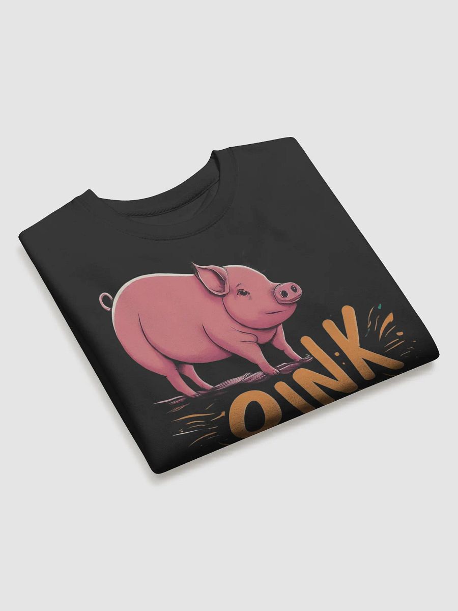 OINK Cartoon Pig Premium Sweatshirt product image (3)