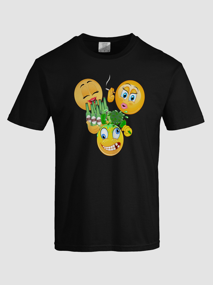 Expressive Cartoon Faces Graphic Tee product image (5)
