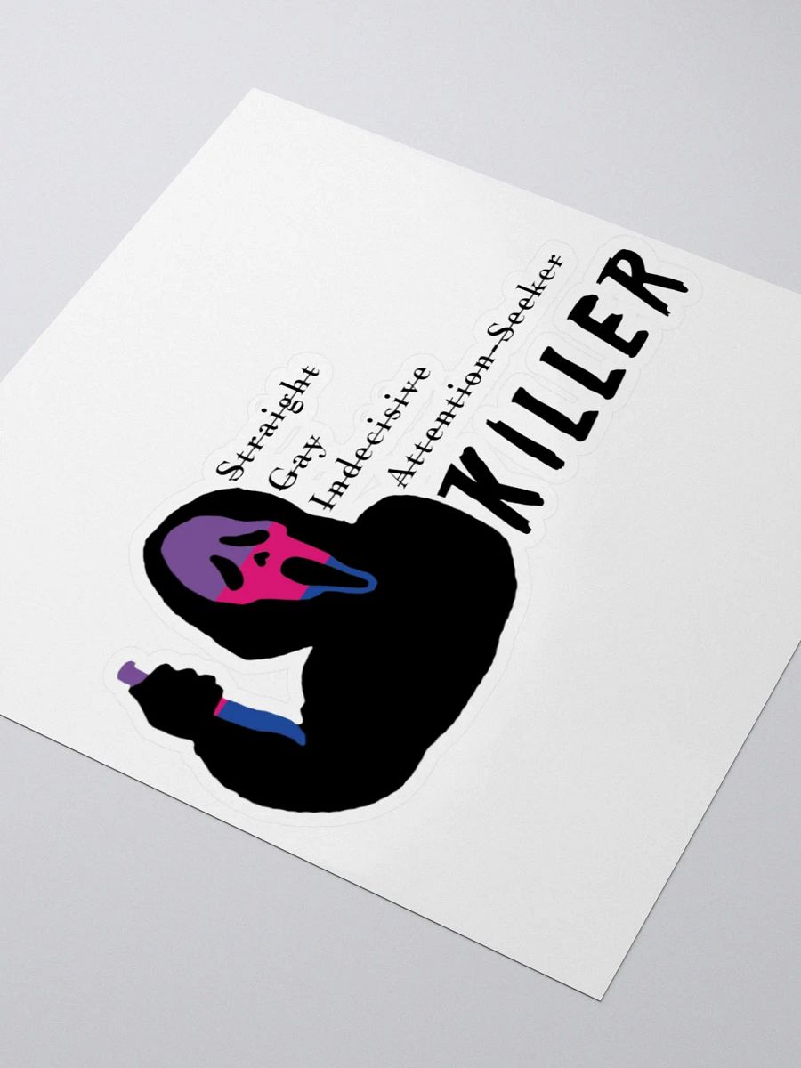 Bi Ghostface Sticker product image (3)