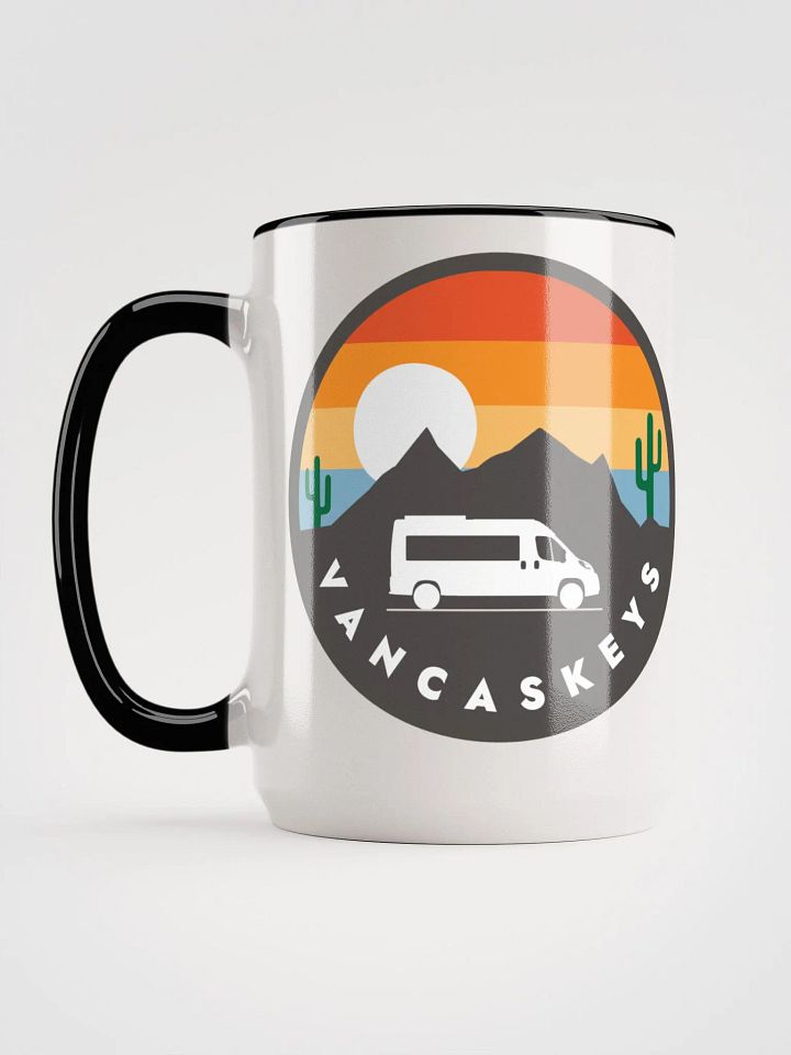 15oz. Coffee Mug (Black Two Logos) product image (2)