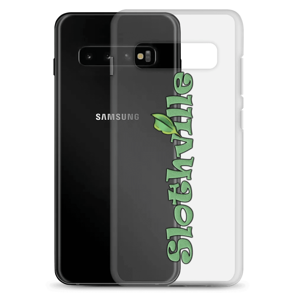 Slothville Green Leaf Clear Samsung Case product image (20)