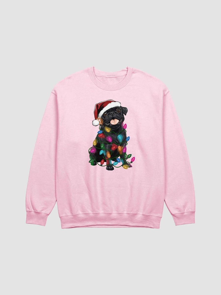 Funny Pug(Black) Christmas Sweatshirt product image (17)