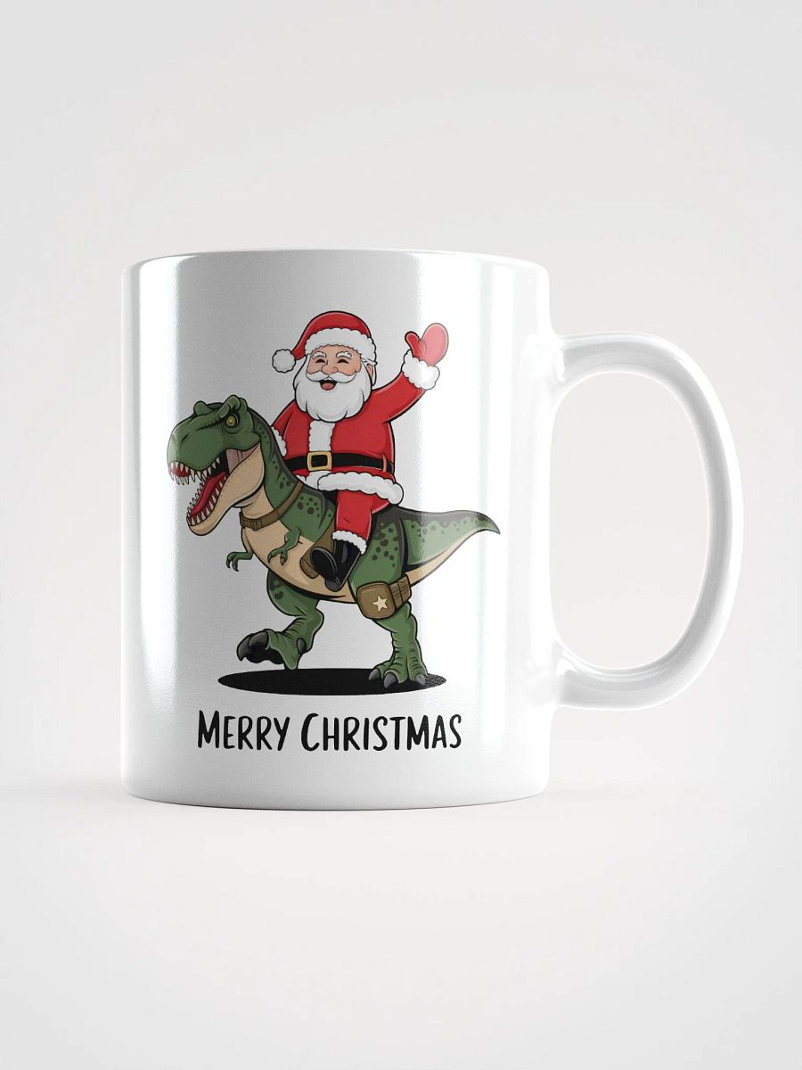 Santa on a Dino Mug product image (1)