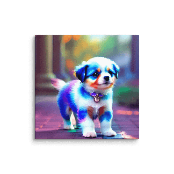 Cute Dog Digital Painting - v17 product image (1)