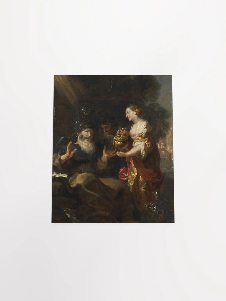 ''The Temptation of St. Anthony'' by Johann Liss Poster product image (8)