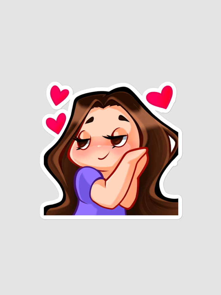 Love Kiss Cut Sticker product image (1)