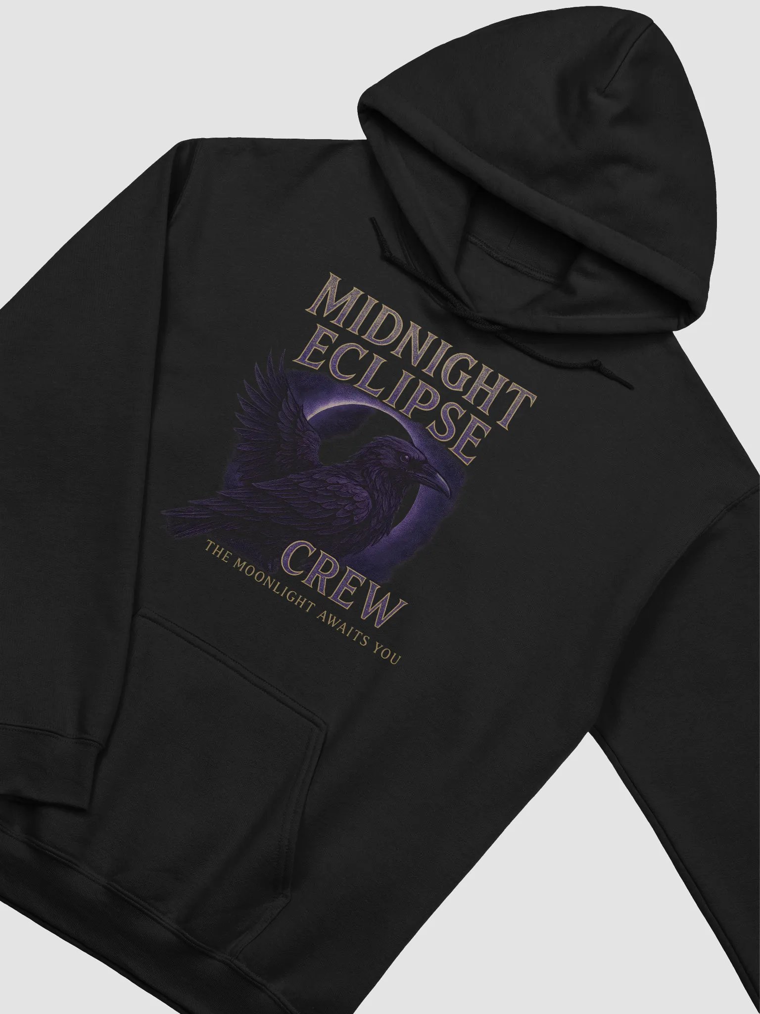 Midnight Eclipse Raven Hoodie product image (2)
