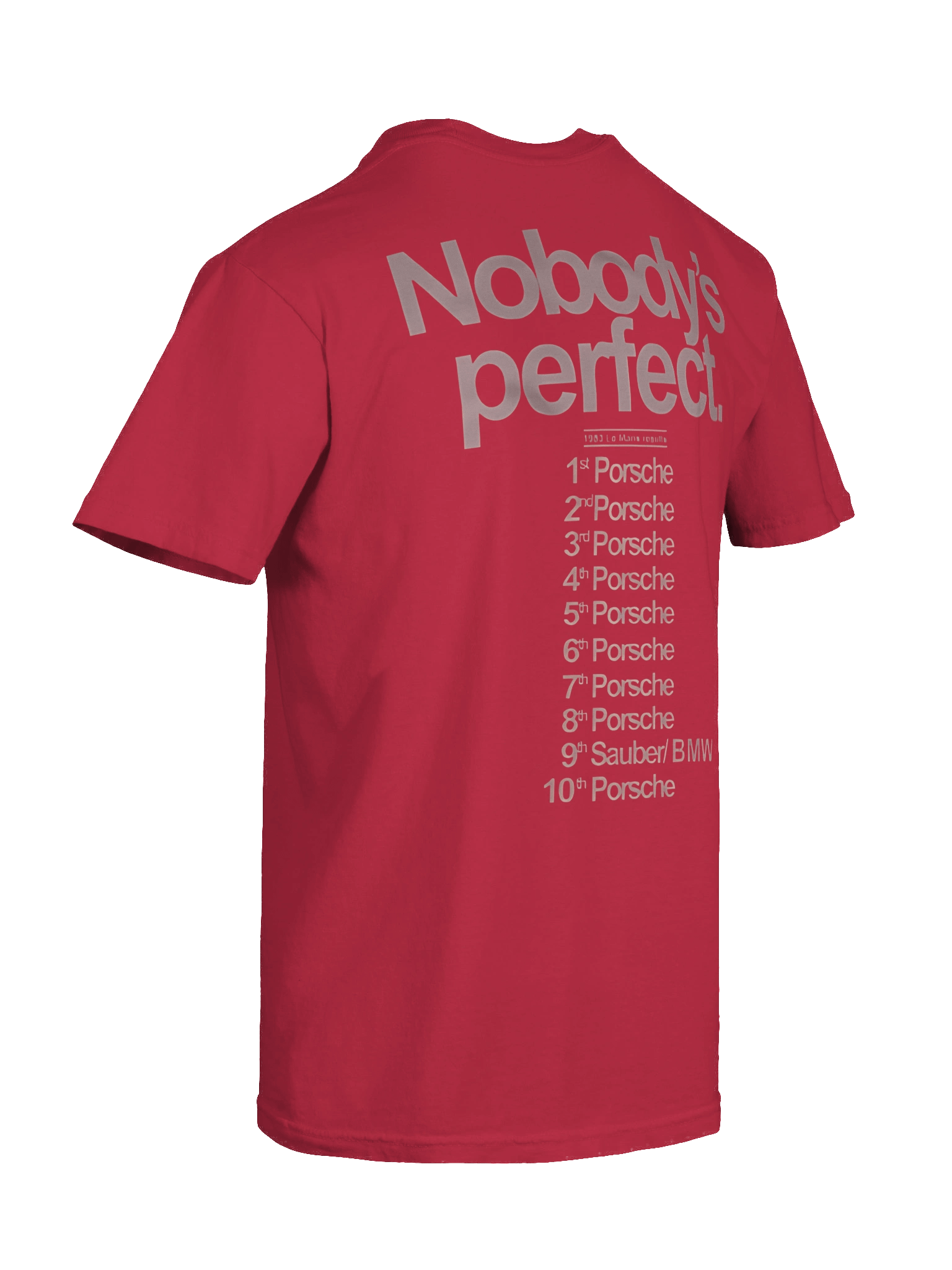Nobody's Perfect Mans 1983 Porsche Shirt product image (5)