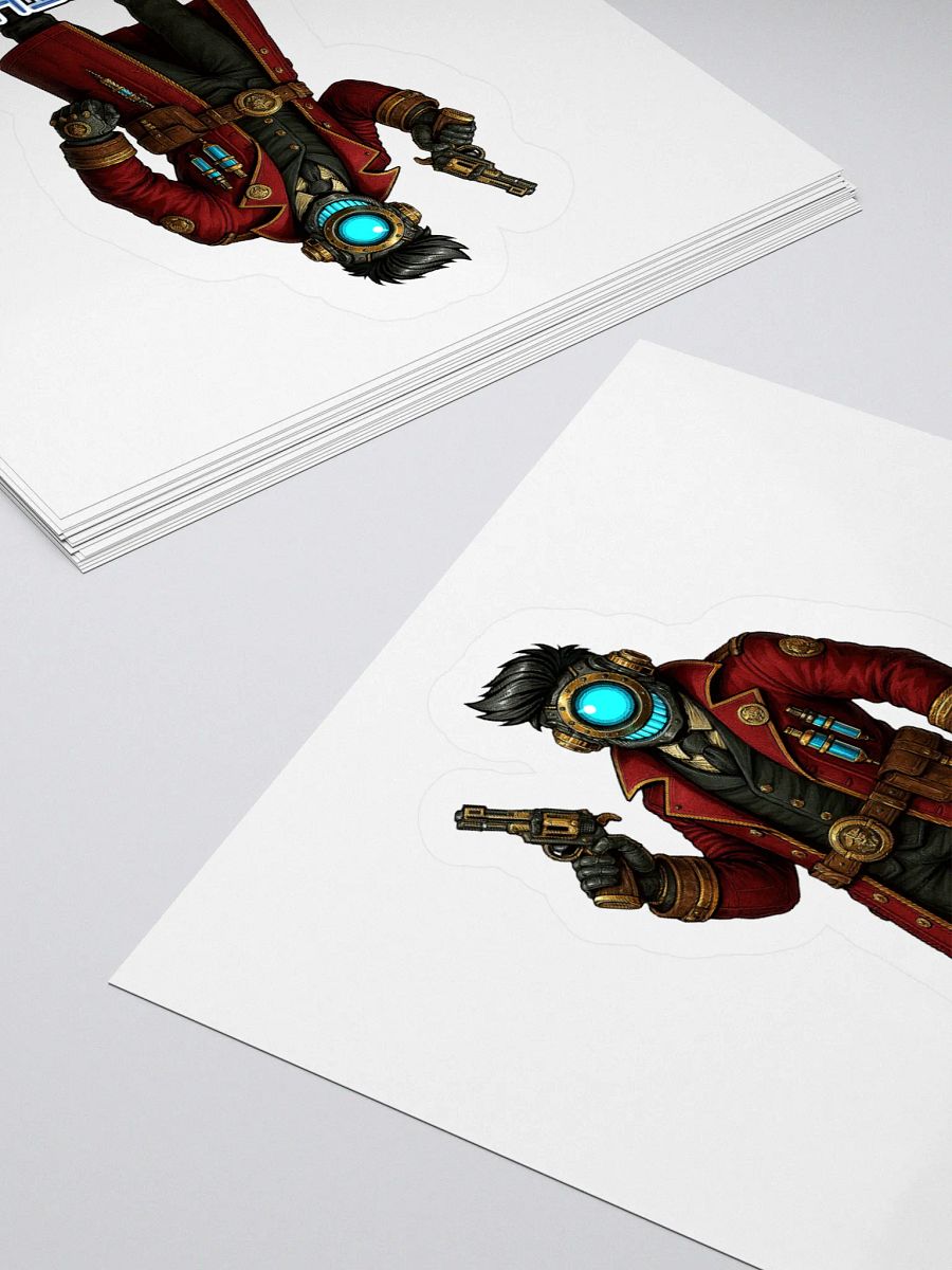 RIFTS: Dr. Synthrus - Futuristic Kiss Cut Stickers product image (15)