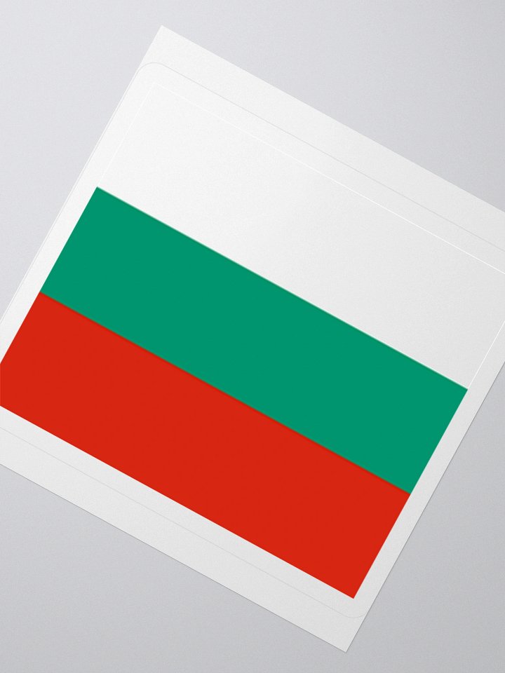 Exclusive Bulgaria Flag Kiss-Cut Stickers - High-Quality Vinyl, Multiple Sizes product image (5)