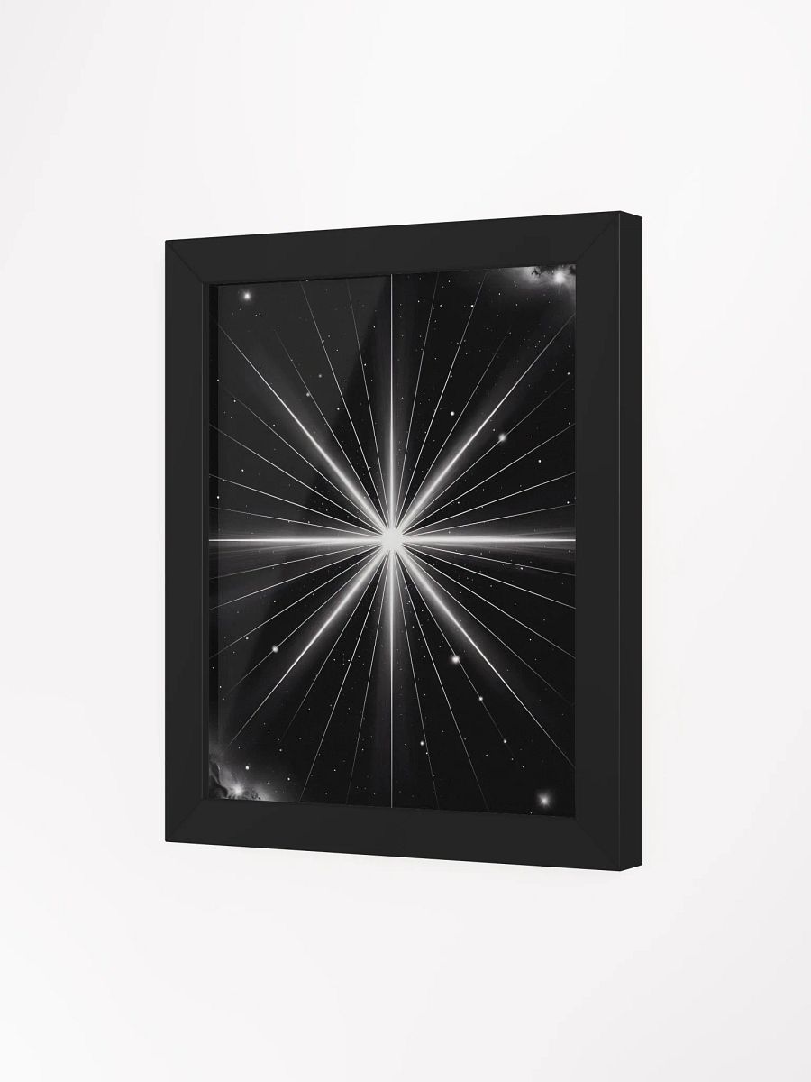 Starburst Framed Print | Abstract Celestial Wall Art product image (3)