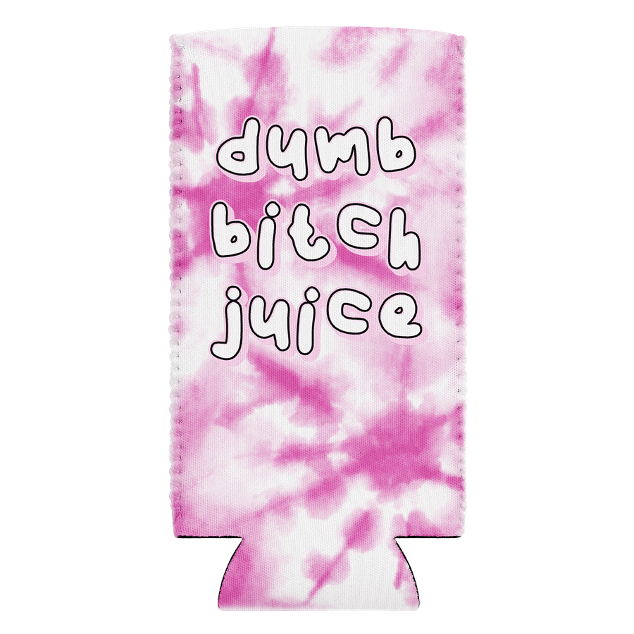 Dumb Bitch Juice Coozie - Pink Tie Dye product image (2)