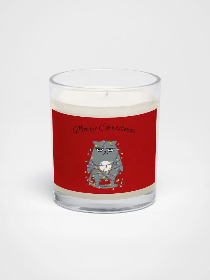 Grumpy Cat Christmas Lights Soy Wax Candle product image (1)