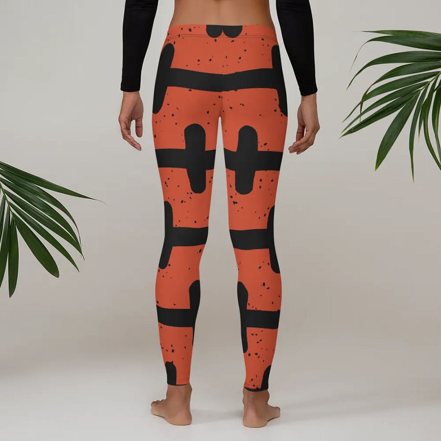 Ethnic Tribal Pattern Leggings – Bold, Cultural & Ultra-Stylish product image (4)