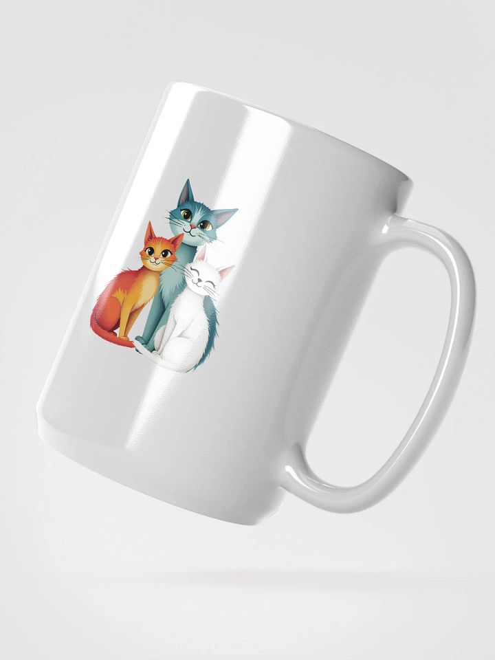 Triangular Harmony Cat Mug product image (2)