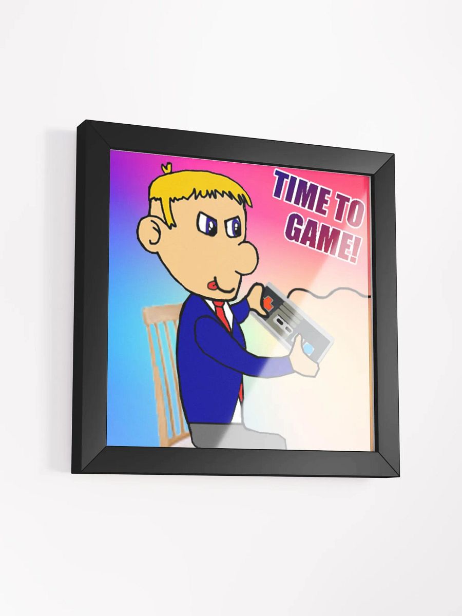 Square 'Time To Game' Framed Poster product image (41)