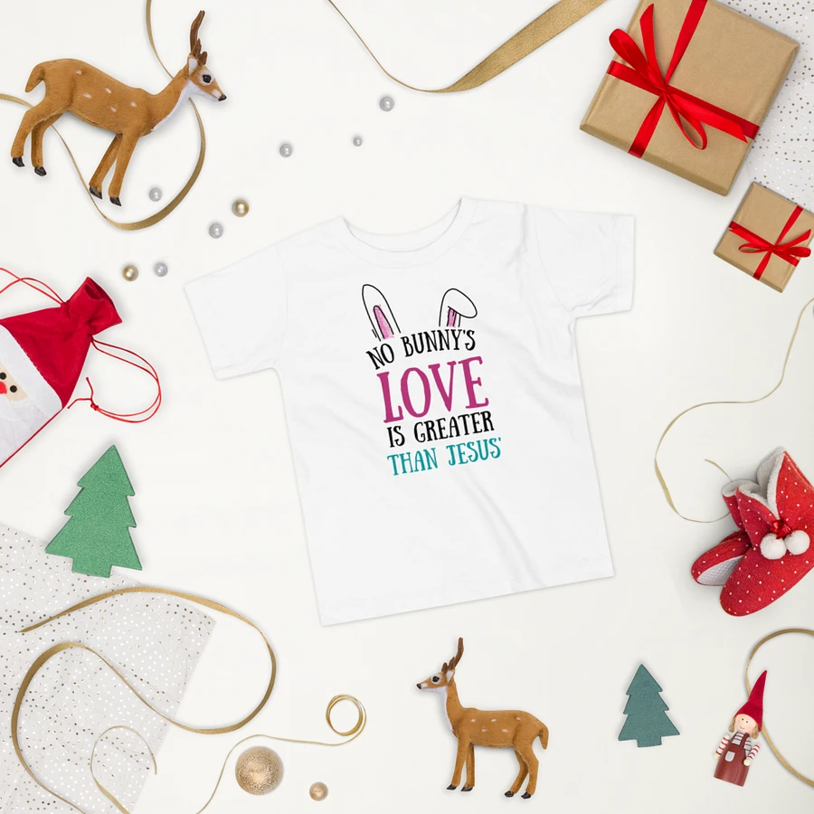 No Bunny's Love is Greater Than Jesus Toddler T-Shirt product image (12)