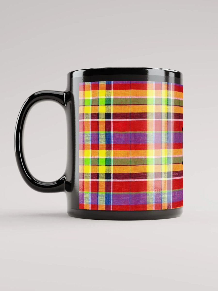 8T Sips Madras Black Glossy Mug product image (6)
