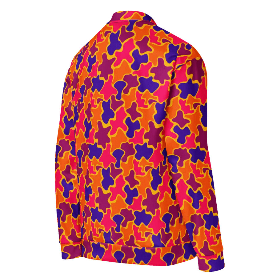 Multi Colored Pattern Blobs Bomber Jacket product image (5)