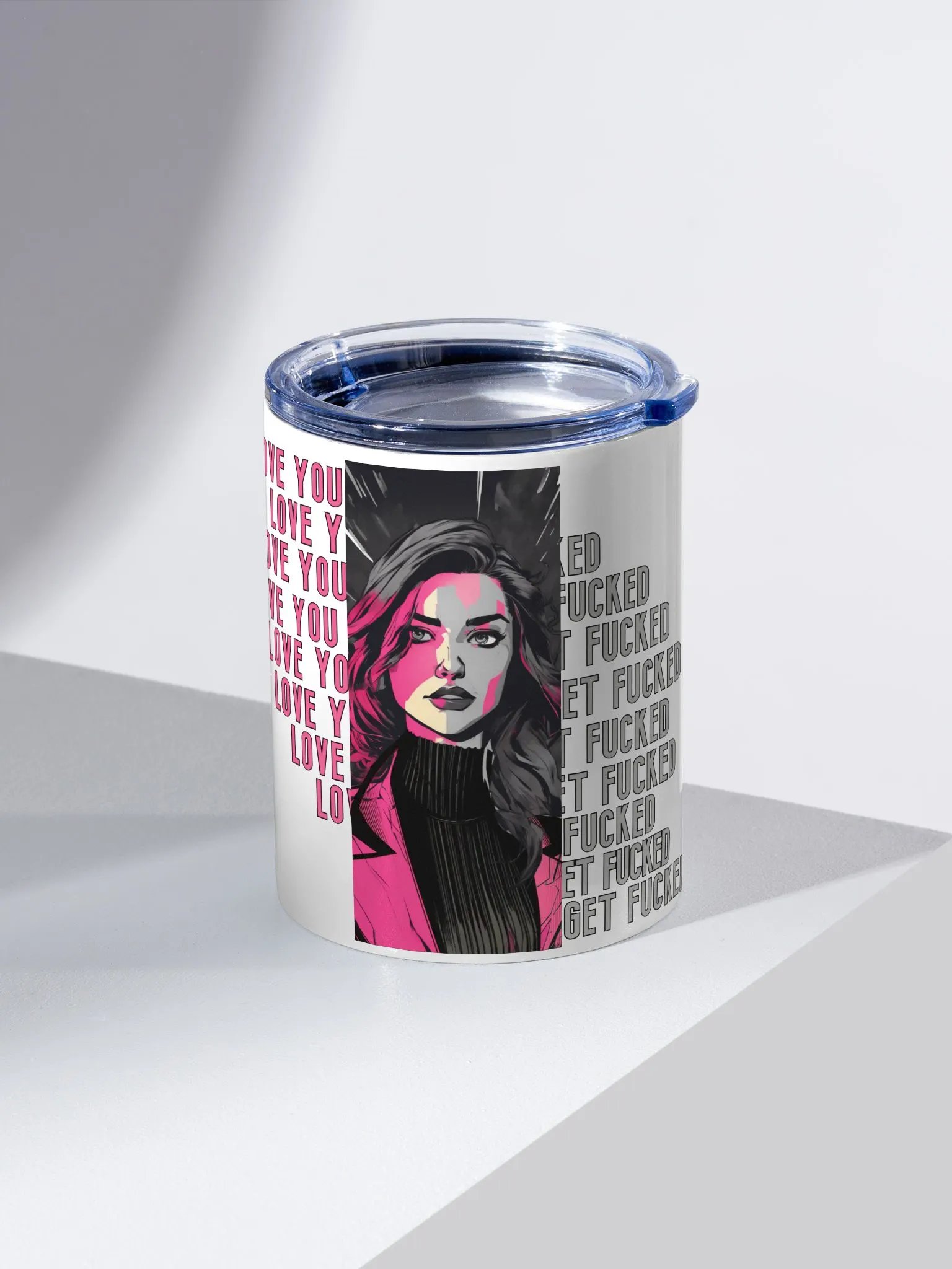Pris- Love You, Get Fucked Stainless Steel Tumbler product image (2)