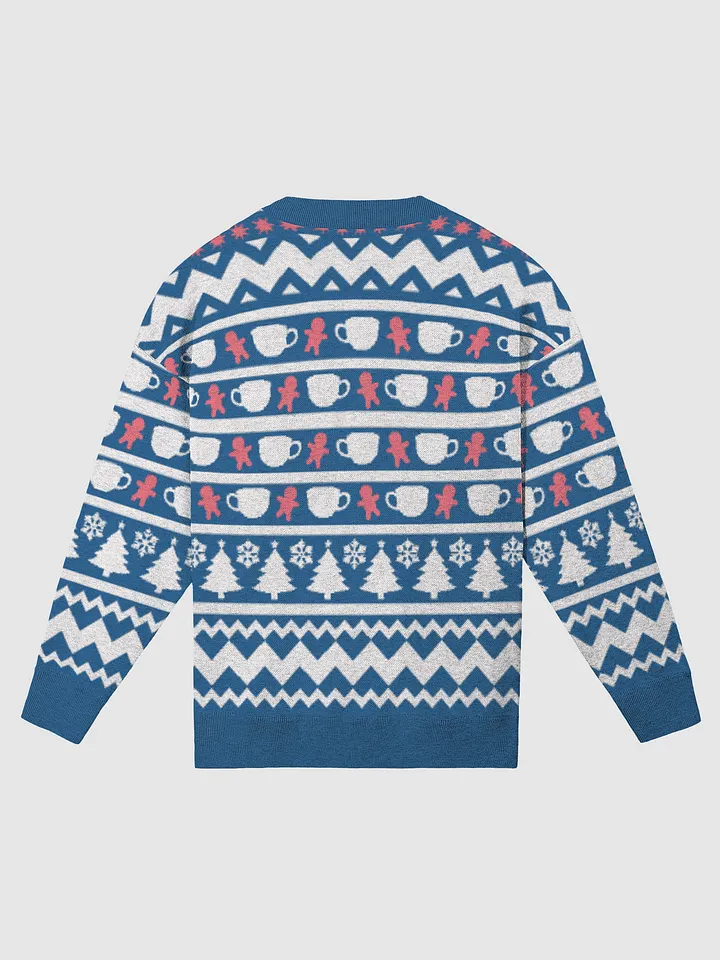 Relaxed Ugly Sweater In Blue Here Just For You! product image (2)