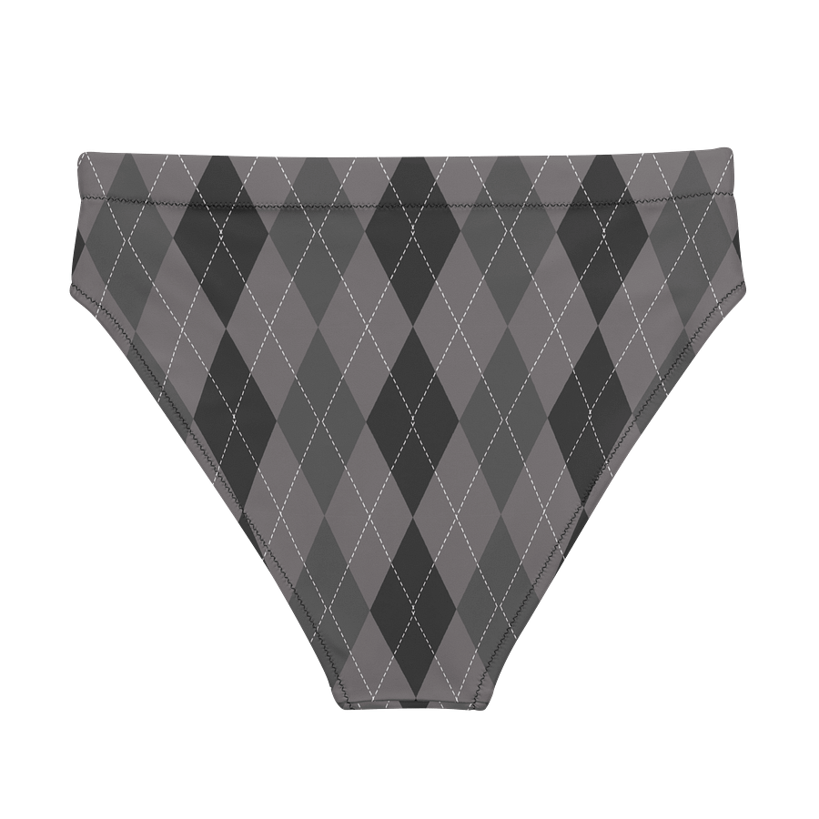 Black Argyle Paradise Bikini Bottom product image (2)