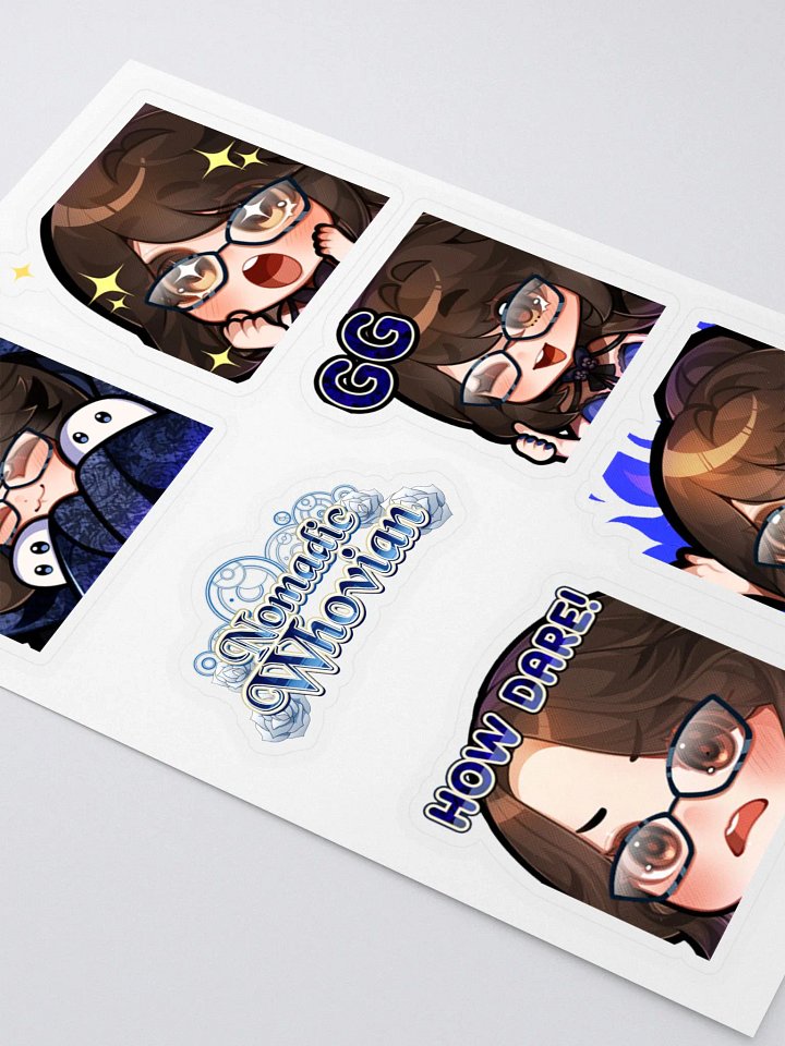 Whovie Emote Sticker Sheet 4 product image (2)