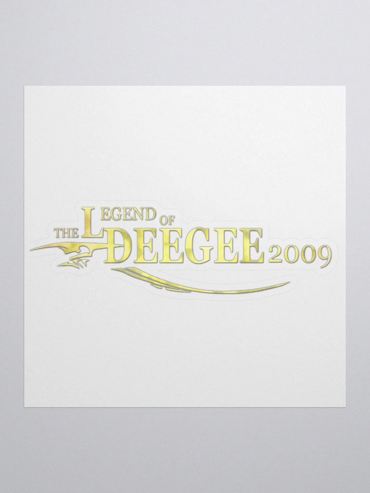 The Legend of DeeGee2009 (Standard Sticker) product image (3)