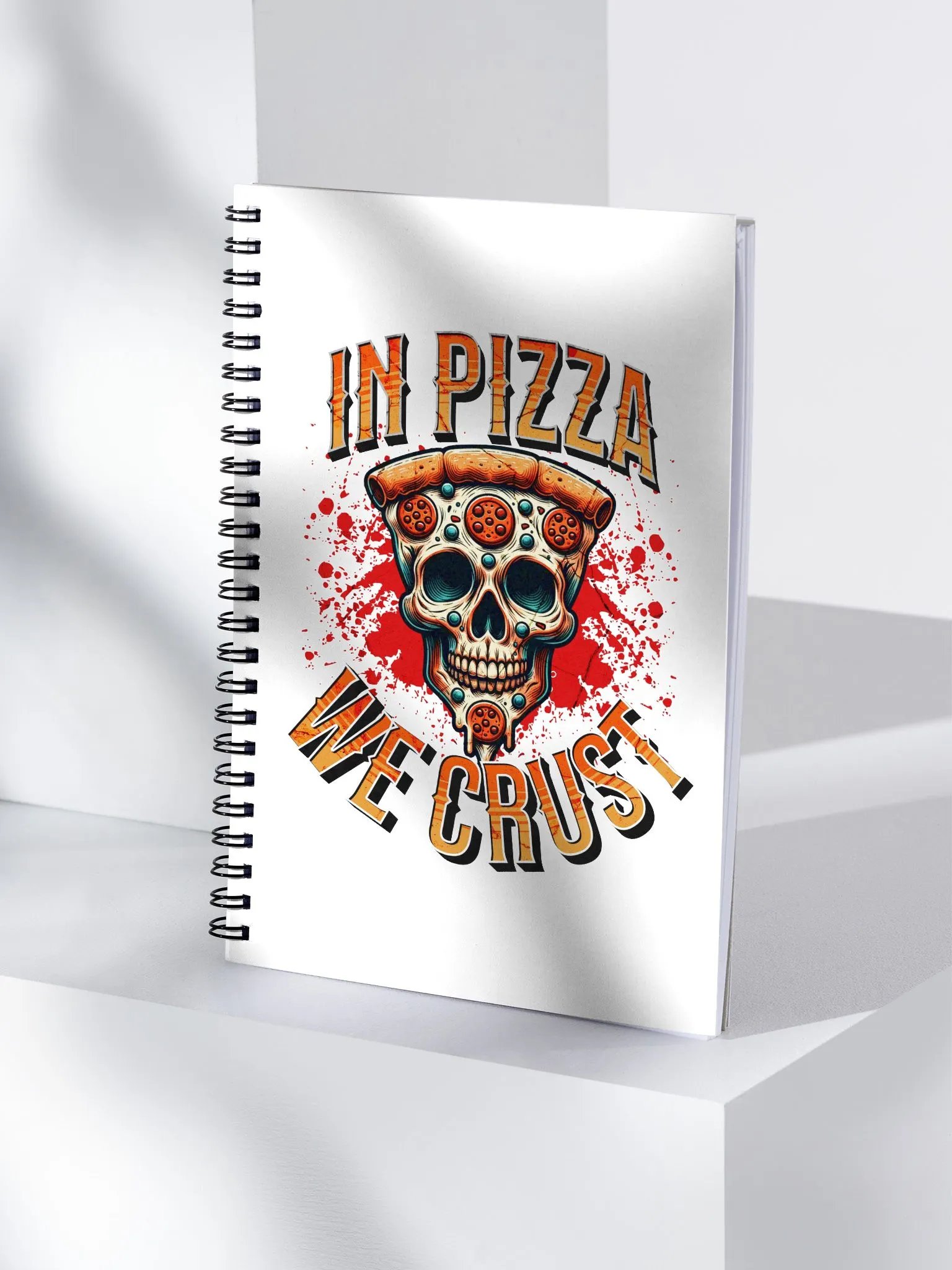 In Pizza We Crust Spiral Notebook product image (3)