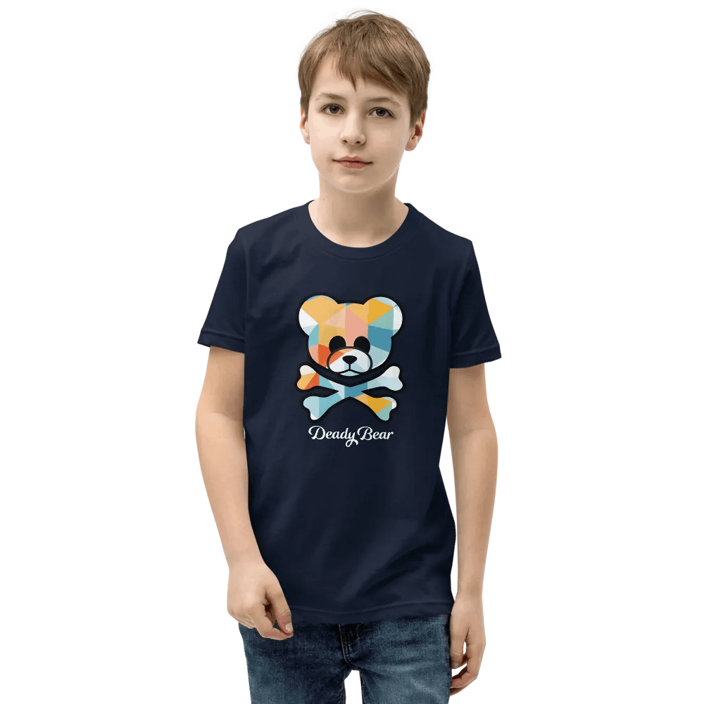 Deady Bear Geometric Design Youth T-Shirt product image (38)