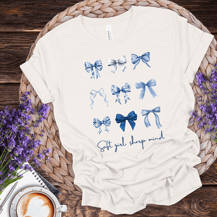 Soft girl, Sharp Mind Tee product image (1)
