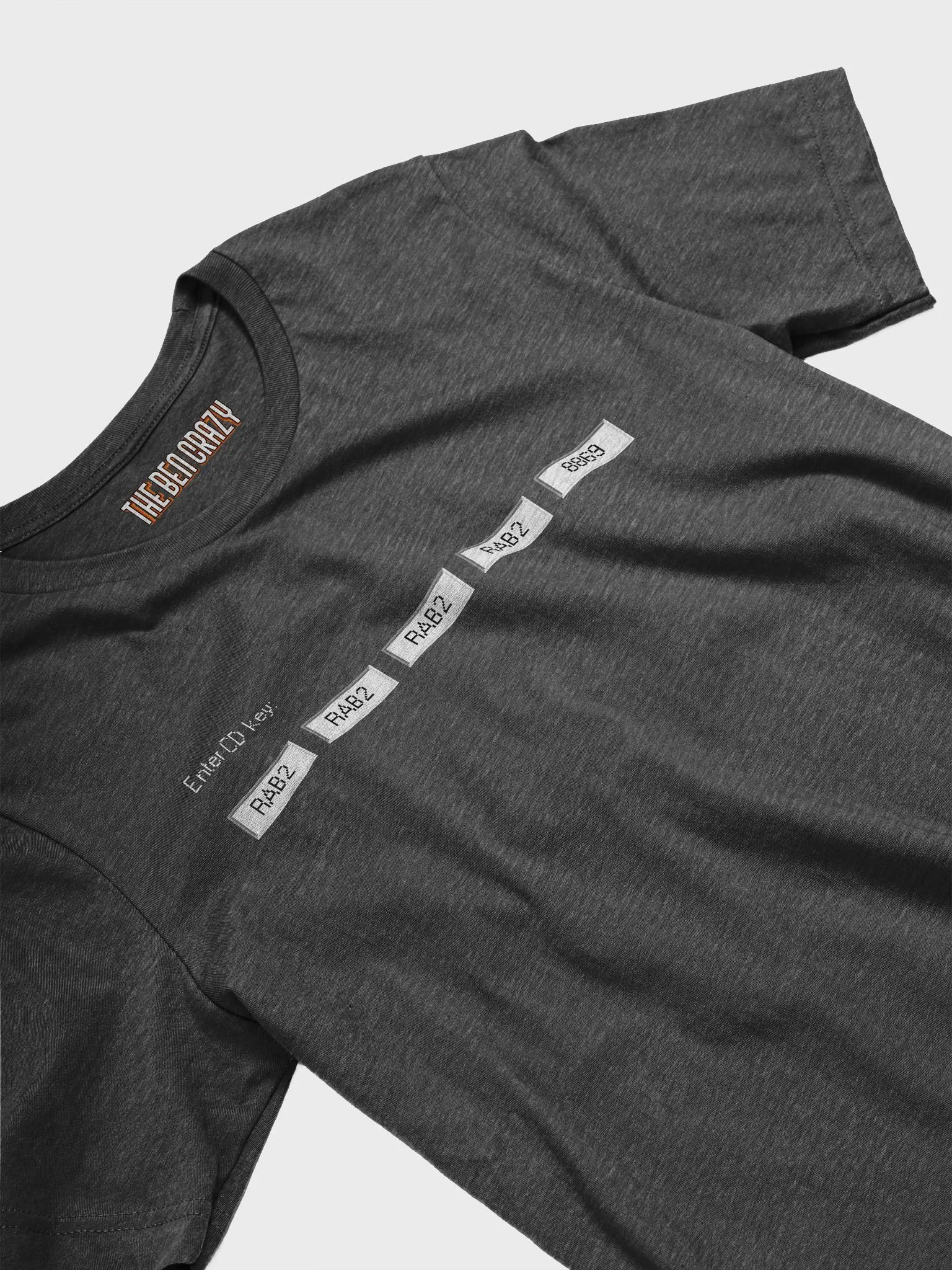 Enter CD Key Grey T-Shirt product image (3)