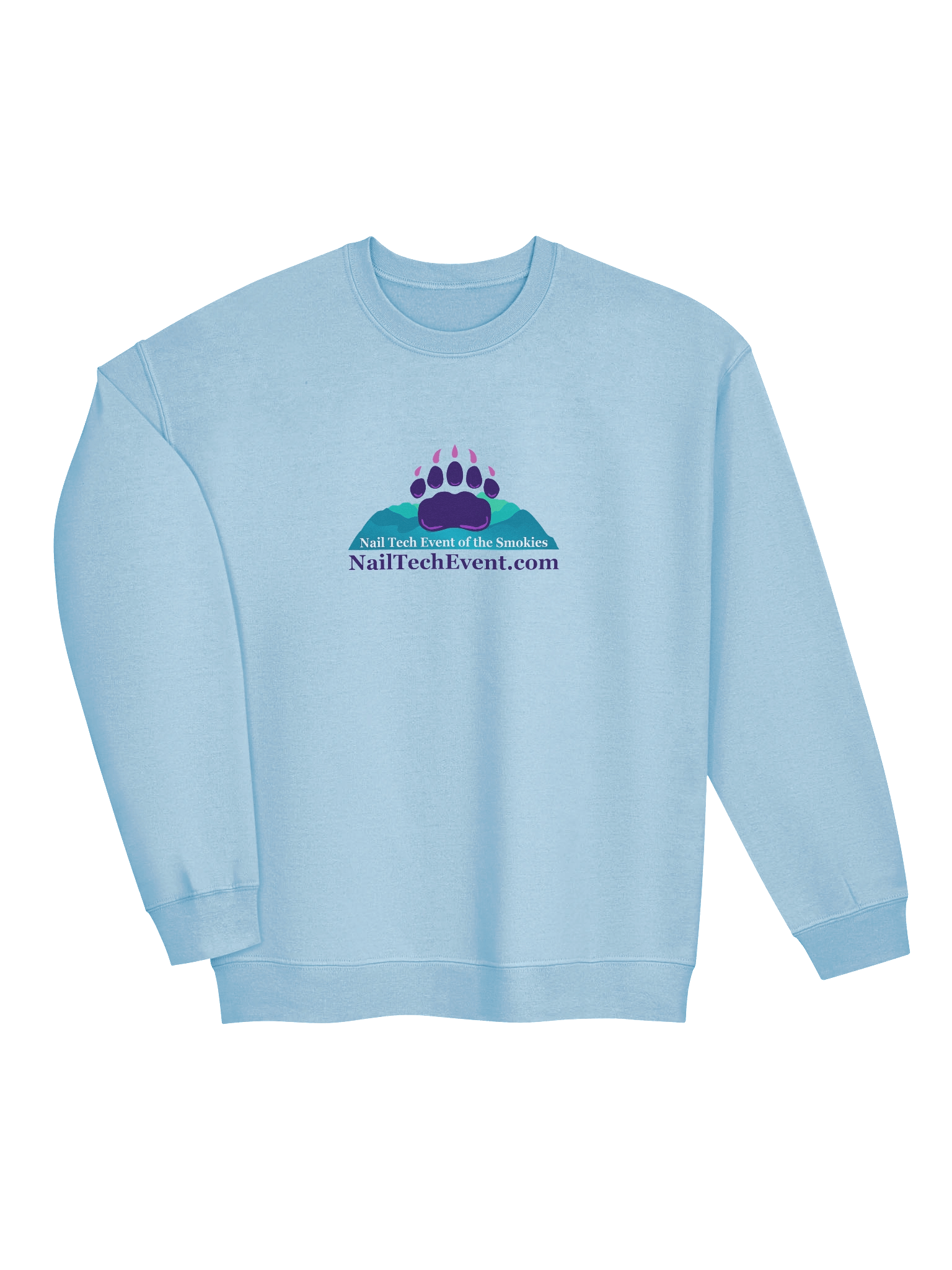Smokies Nail Show Crewneck Sweatshirt (light colors) product image (3)