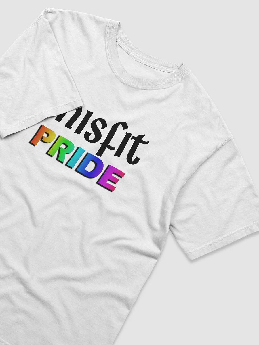 Rainbow Pride Black Text T-Shirt product image (3)
