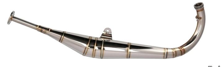 NM Tuning Racingauspuff, (60-110ccm), goldene Nähte, mit Endschalldämpfer product image (2)