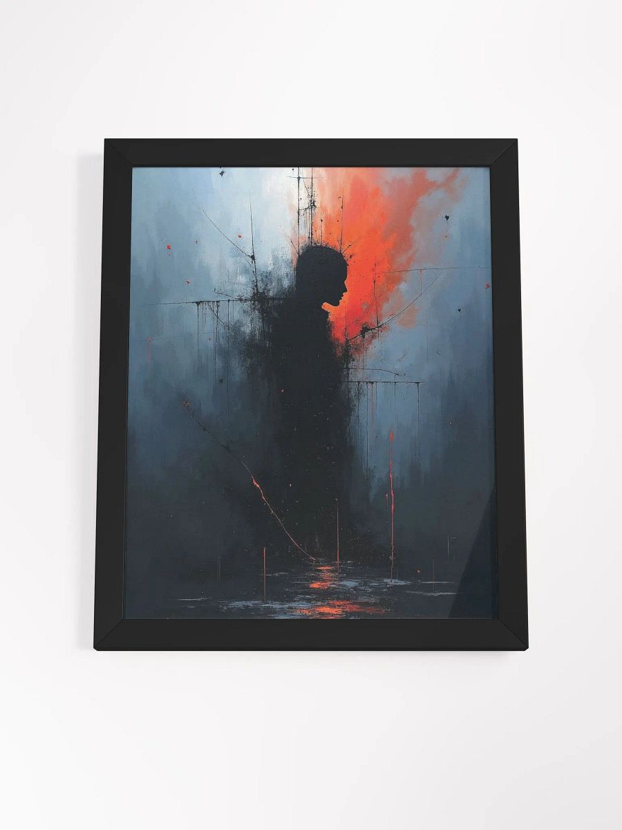 Inferno Silhouette Framed Print product image (11)